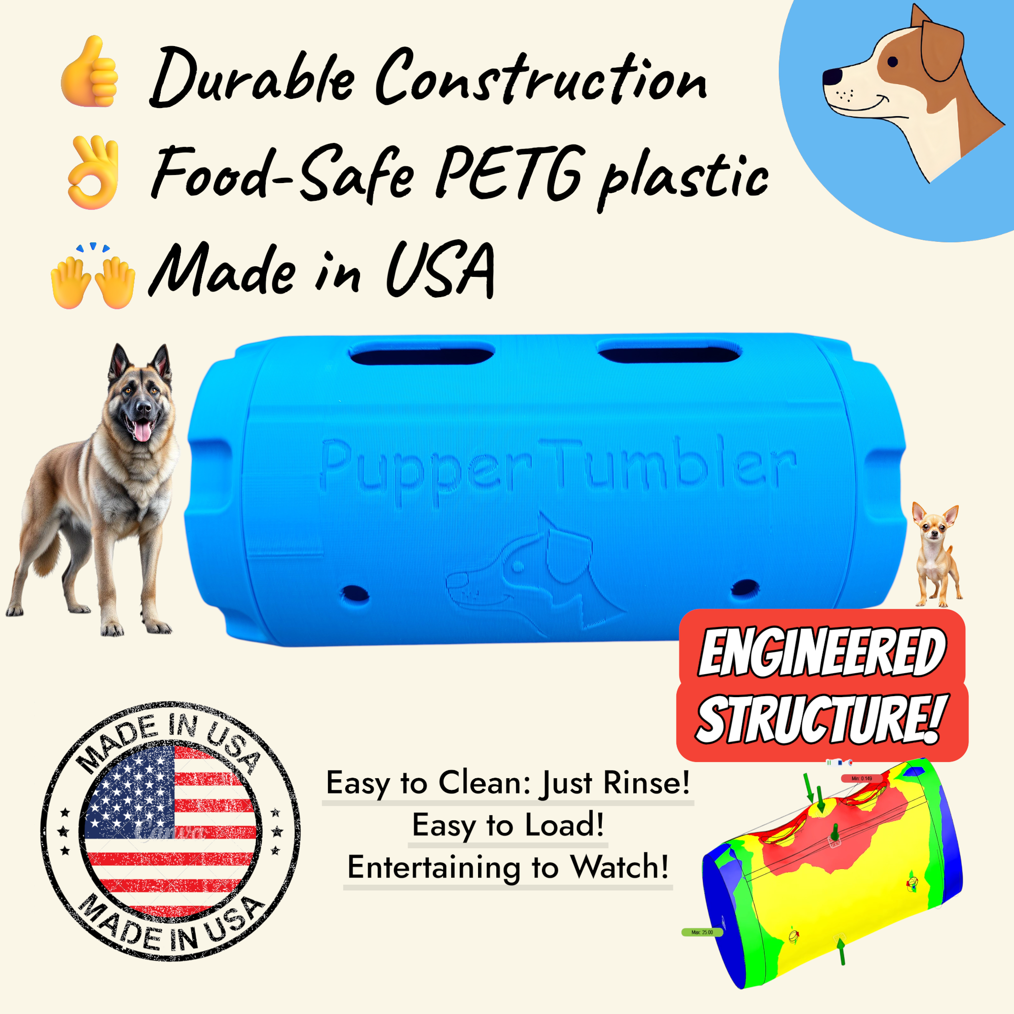 PupperTumbler – Turn Mealtime Into Playtime